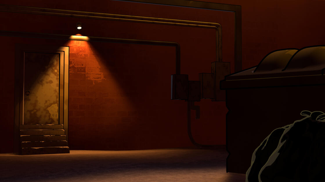 Alleyway Render (Night)