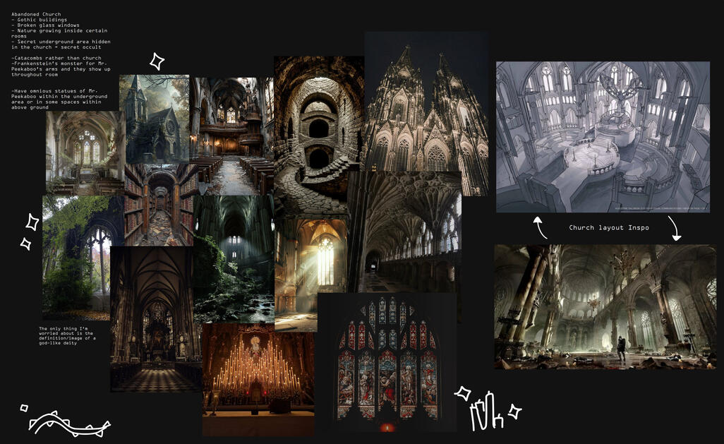 Church Theme Inspo Board