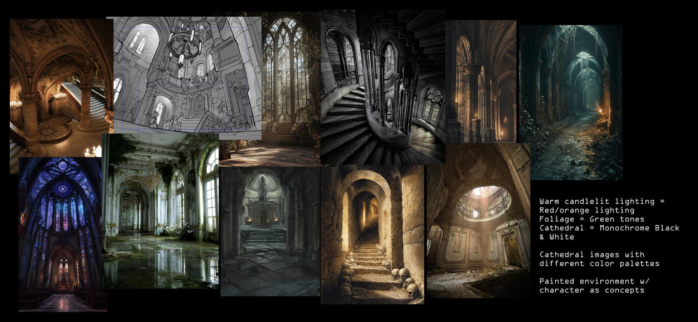 Church Interior Inspo Board