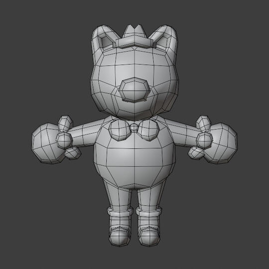 Cat Bandit #1 Geometry Front